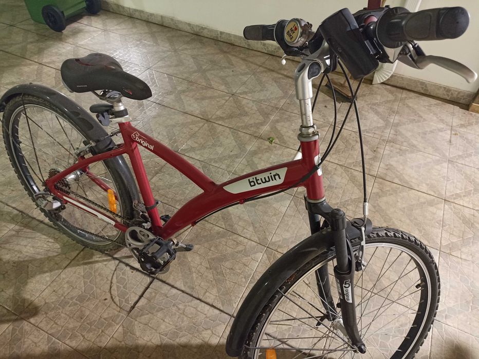 Bicicleta marca decathlon, muito confortável