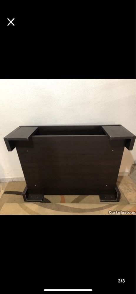Mesa de centro madeira Wengue