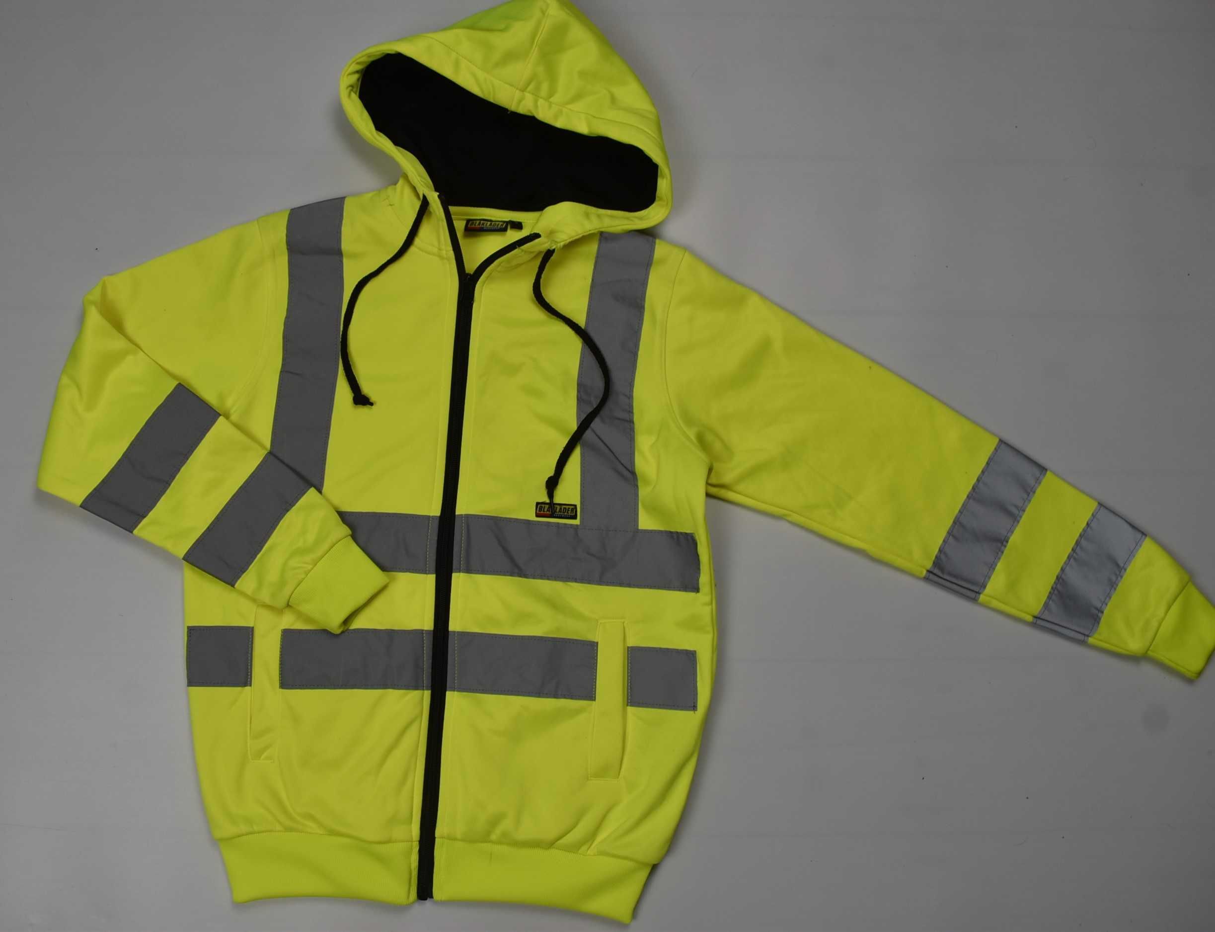 Blaklader bluza z kapturem robocza odblask r. S