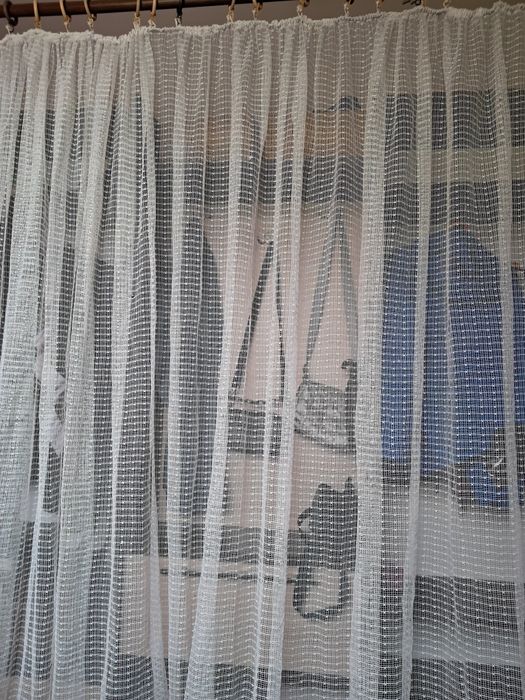 Тюль  1шт   200×430.