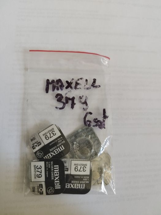 Sprzedam baterie firmy MAXELL 379 Zastosowanie: Zegarki, kalkulatory,