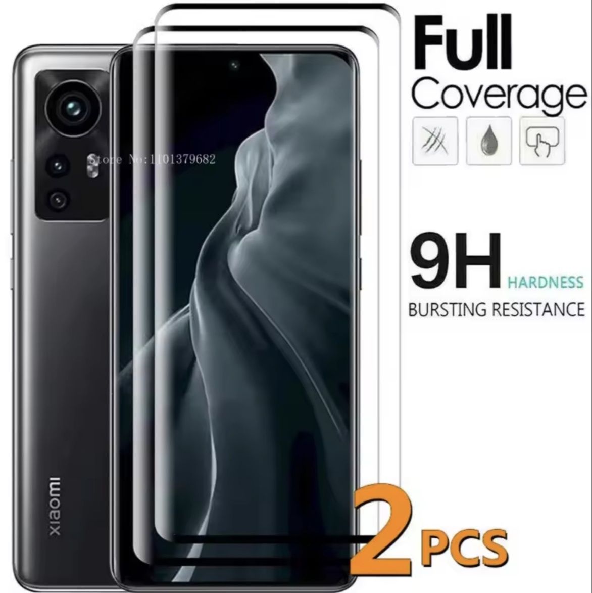 Película de vidro temperado curvado para Xiaomi 12/12x / 12 PRO