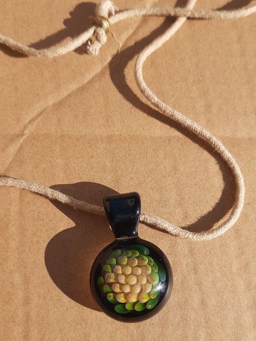 Красивый кулон подвеска из муранского стекла