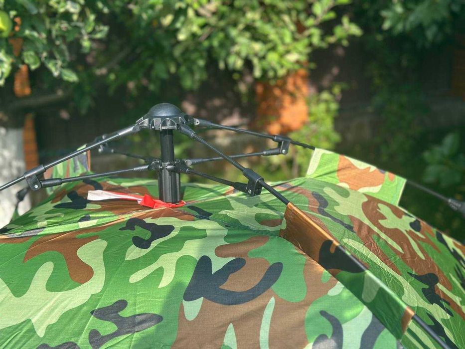 ‼️ Намет туристичний для кемпінгу. Палатка війскова камуфляж хакі ‼️