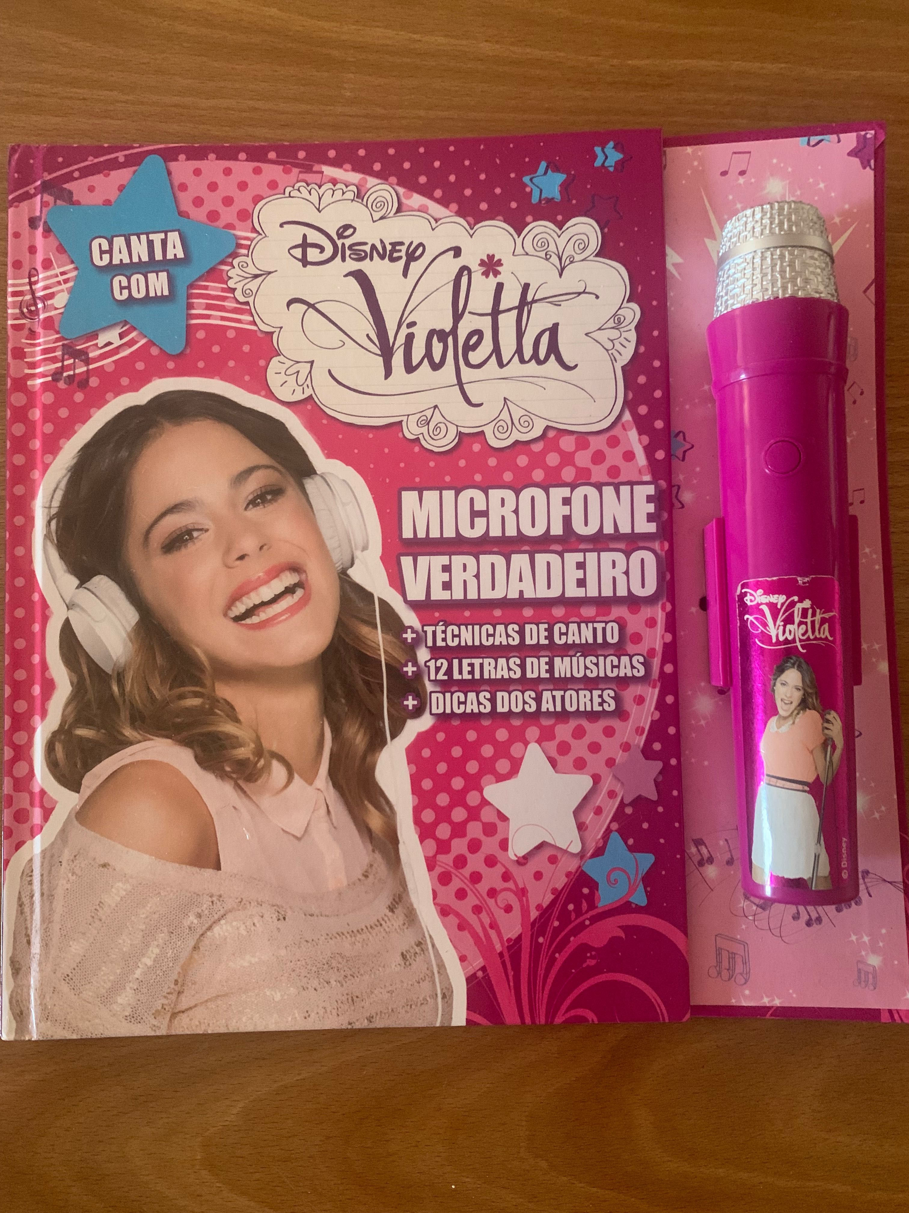 Livro e Microfone da Violetta