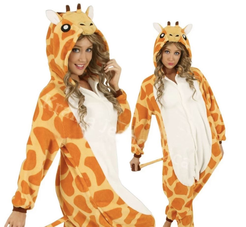 Piżama Kugurumi Dres Żyrafa