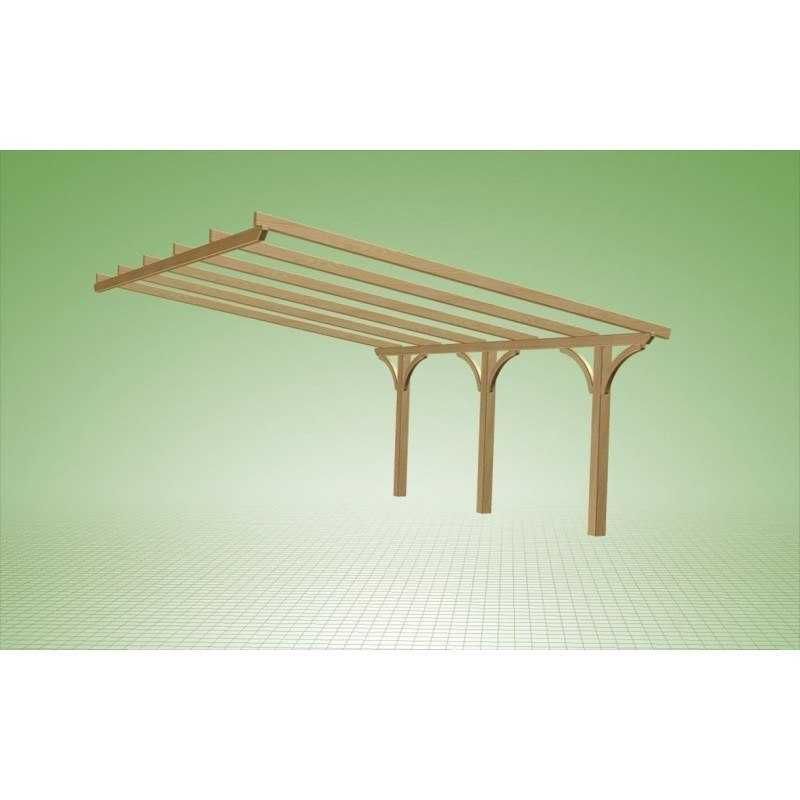 Zadaszenie tarasu, wiata, carport, garaż, konstrukcja 500 x 525 cm