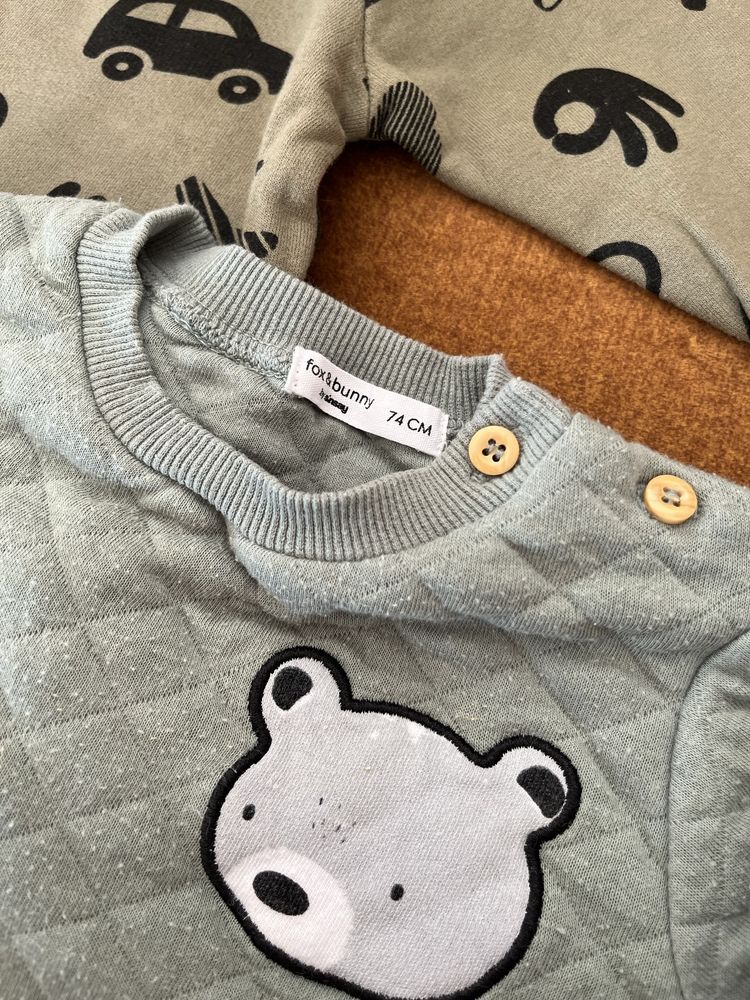Zestaw bluzy niemowlęce 74