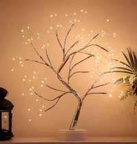 Декоративный светильник. Ночник в форме дерева. Подарок