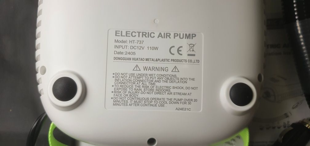 Pompka elektryczna do deski SUP 12V 20PSI