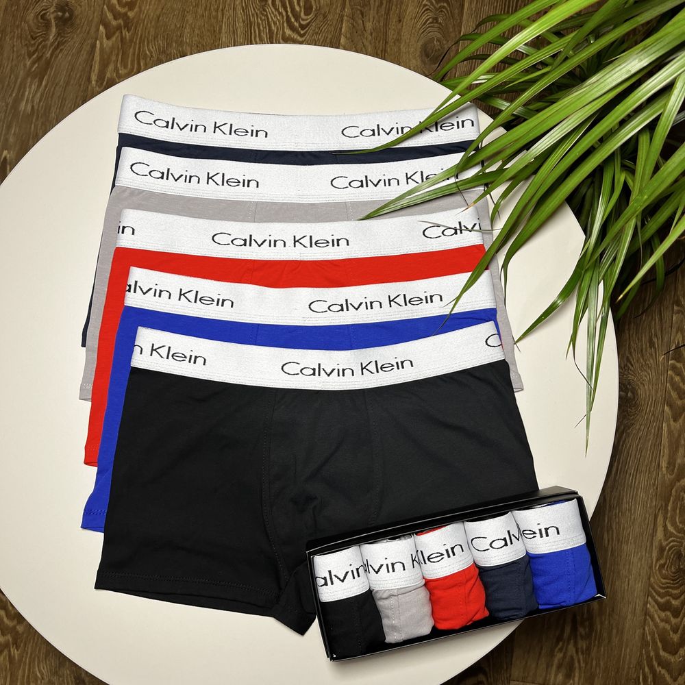 Чоловічі труси боксери Calvin klein White
