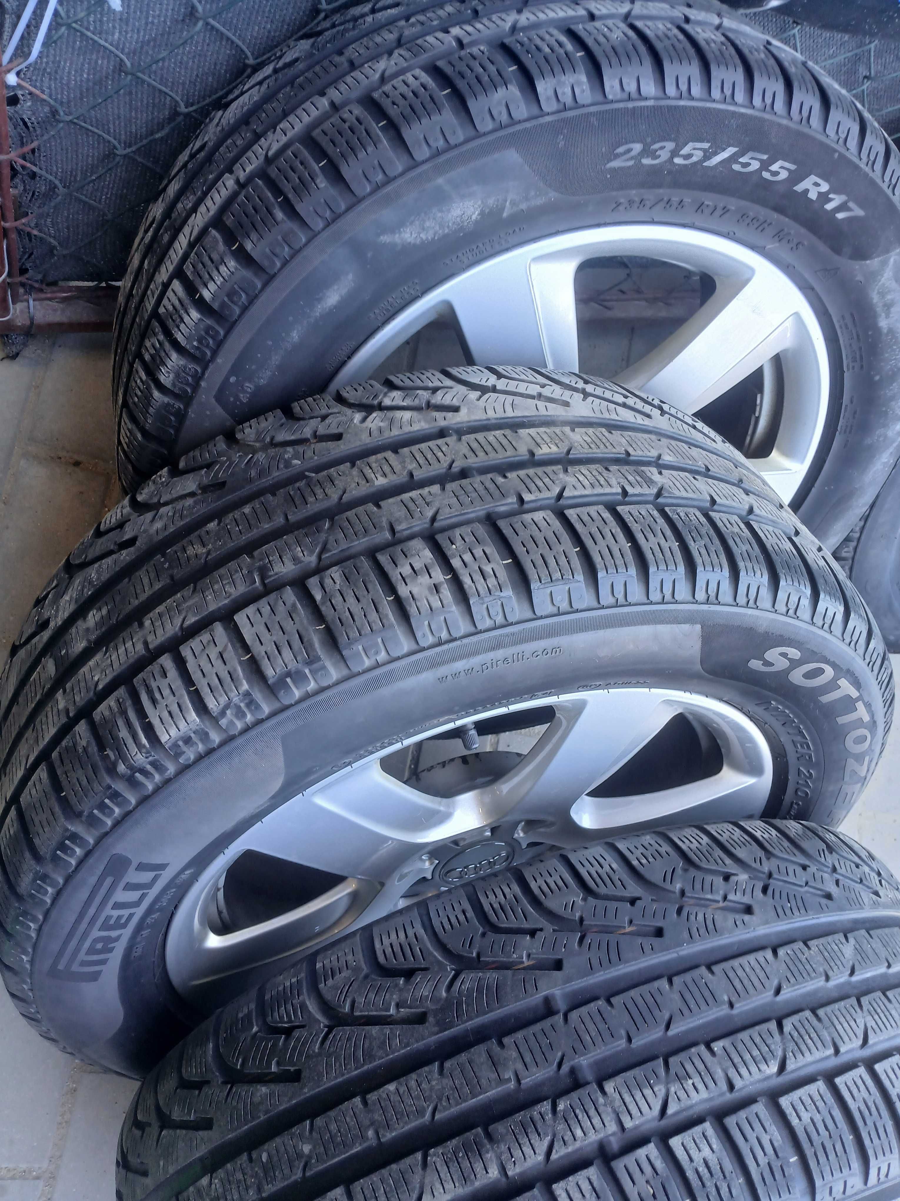 4x koła zimowe 235/55 R17 R17 5x112 Audi A5 S5 A7 Q3 Q5