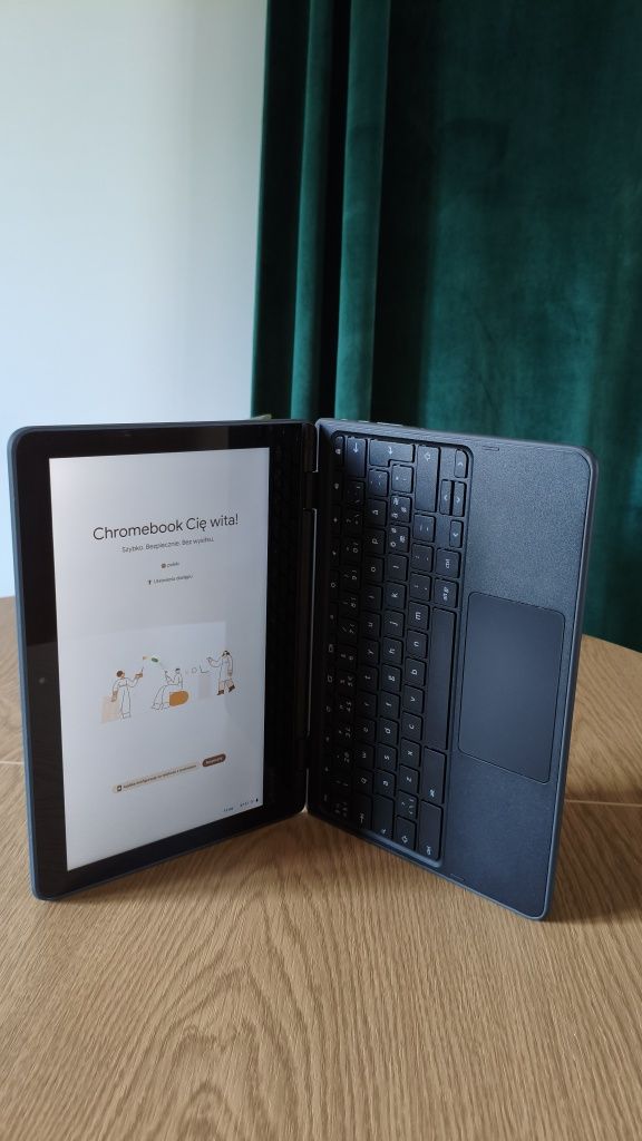 Dotykowy 12 cali laptop tablet Chromebook Lenovo 300e 4/32GB