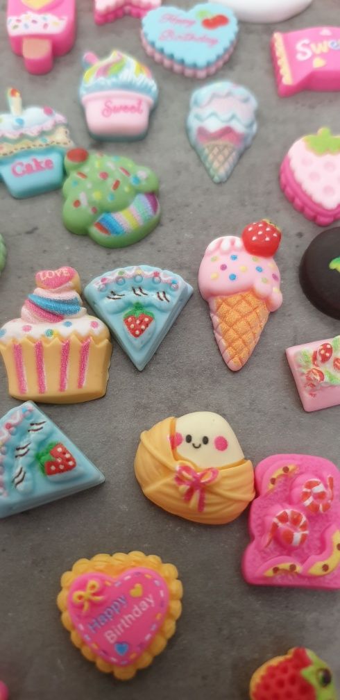 Koraliki do spinek, Kawaii, Koraliki do zatapiania w żywicy