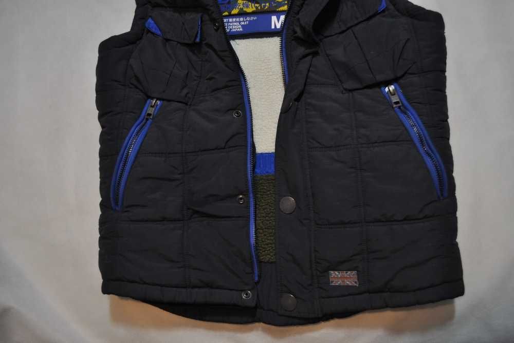SUPERDRY M męska  kamizelka jeansowa na misiu ocieplana sz1v