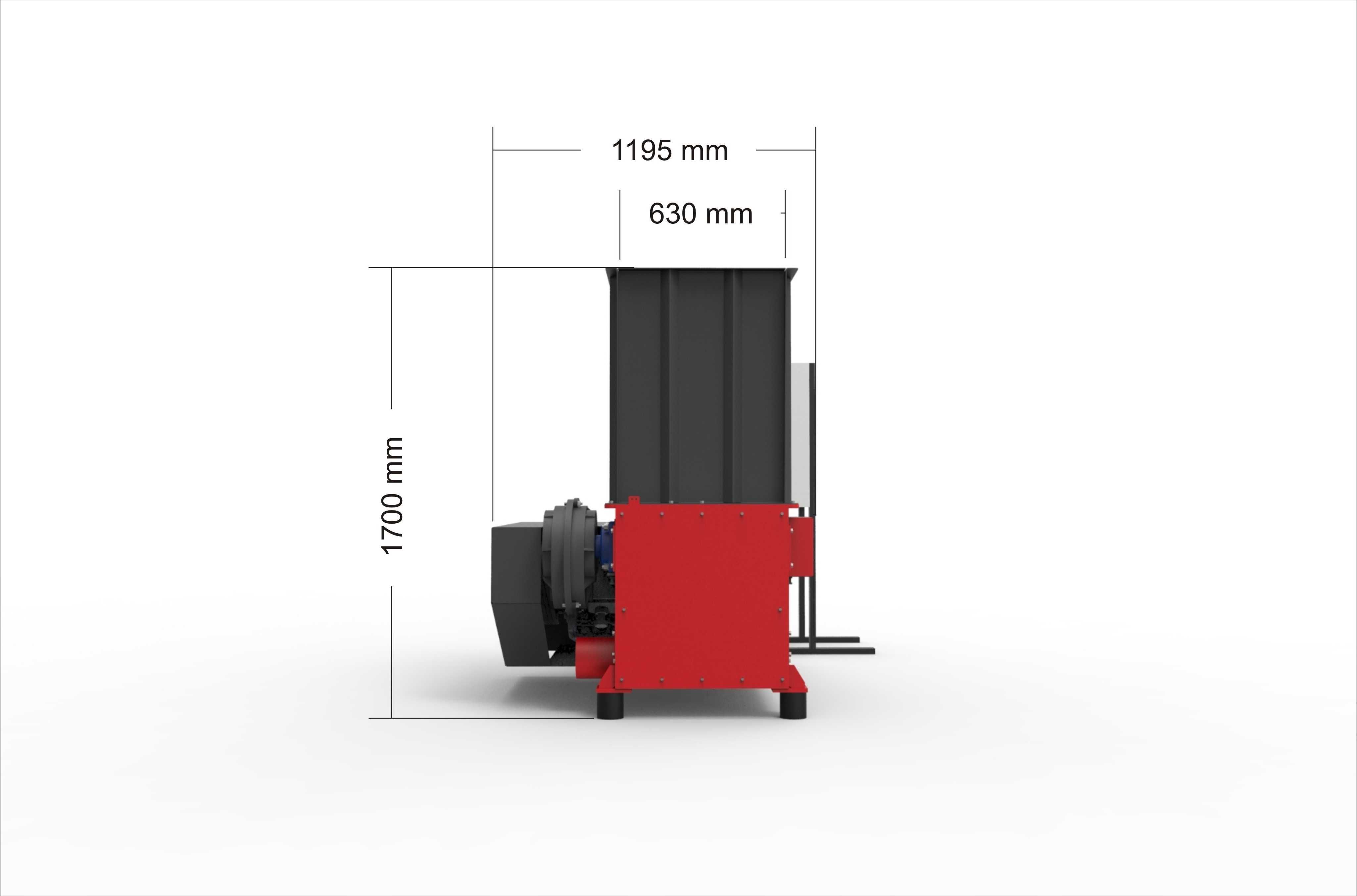 Rozdrabniacz Shredder Kruszarka Młyn 18,5 kW Wał 600 5% RABAT !