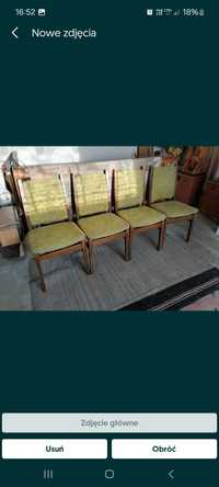 Krzesła tapicerowane Prl