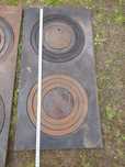 Plyta blat blacha 60x30 cm  zeliwna do kuchni kaflowej pieca
