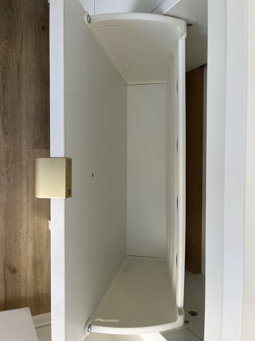 Sapateira branca Hemnes