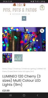 Lampki choinkowe 120 lights 9m Lumineo