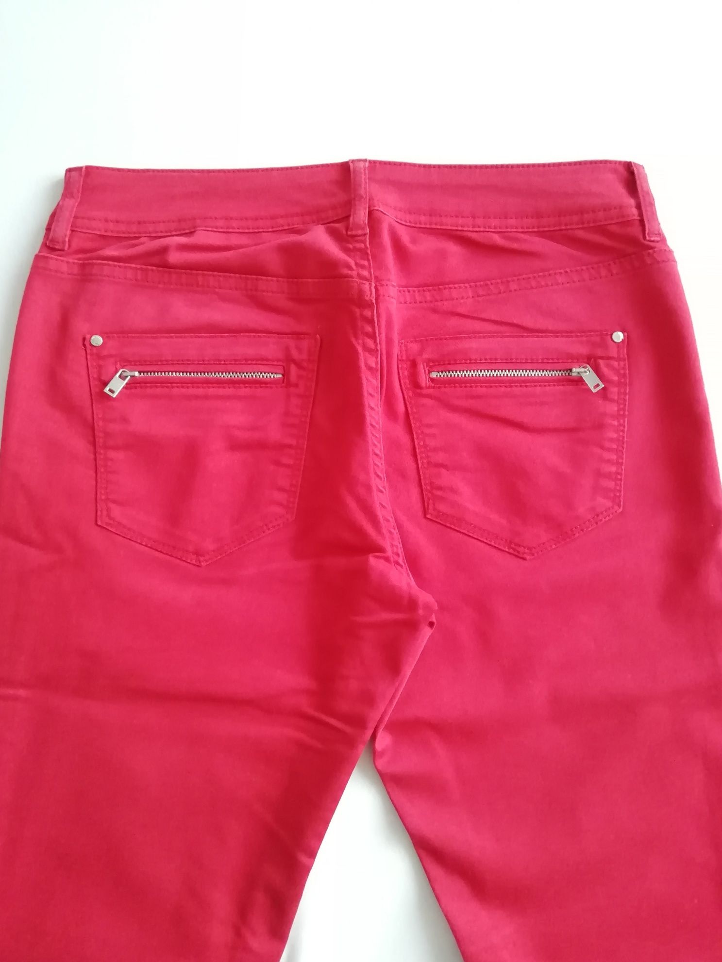 Spodnie (jeansy) czerwone Orsay