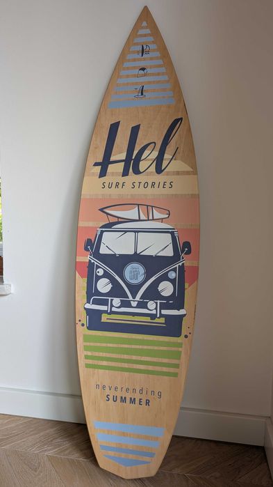 Deska Hel Surf Stories surfing dekoracja