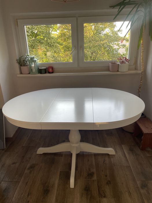 Stół okragly IKEA Ingatorp rozkladany