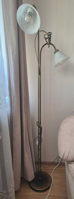 Komplet żyrandol lampa wisząca i lampa podłogowa