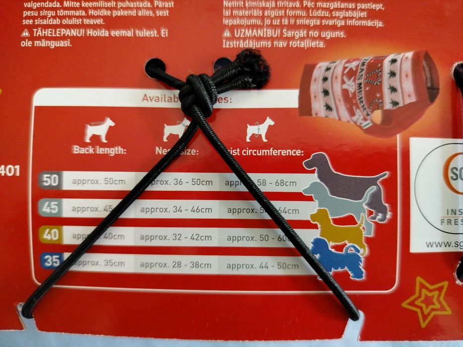 Sweter swiąteczny dla psa