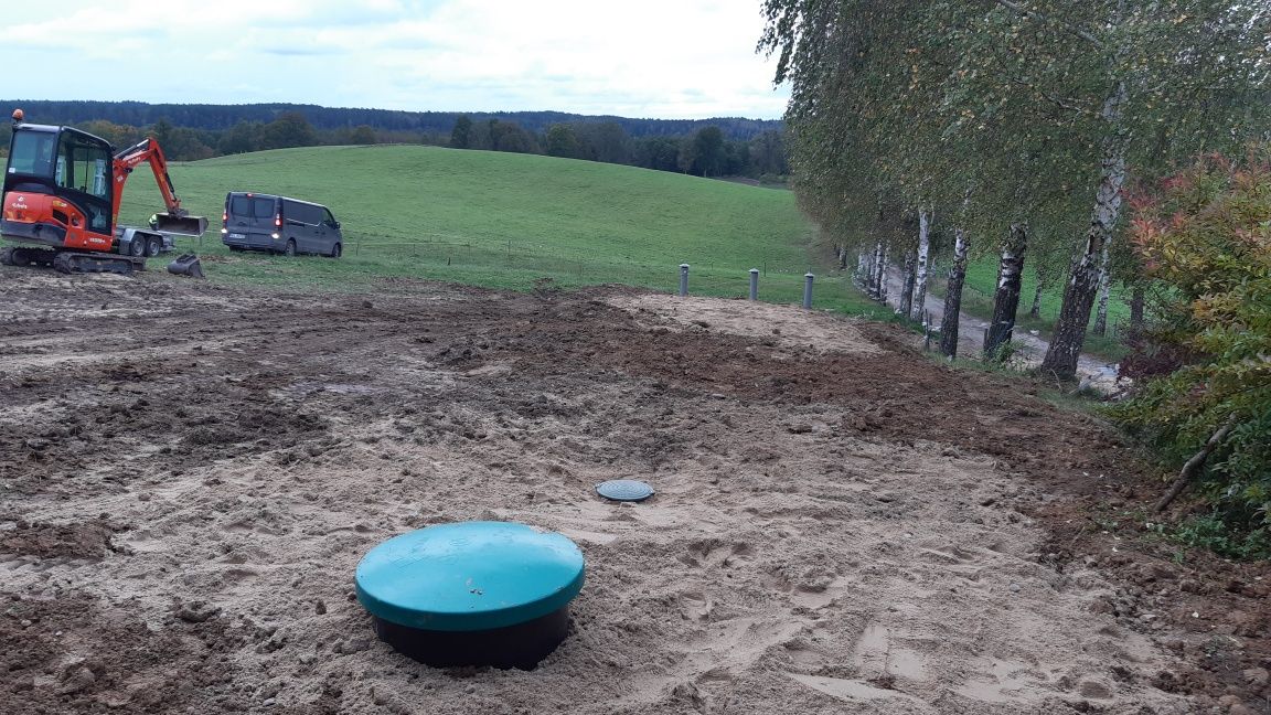 Przydomowa oczyszczalnia ścieków 3m3 z drenażem, szambo eko 3m3