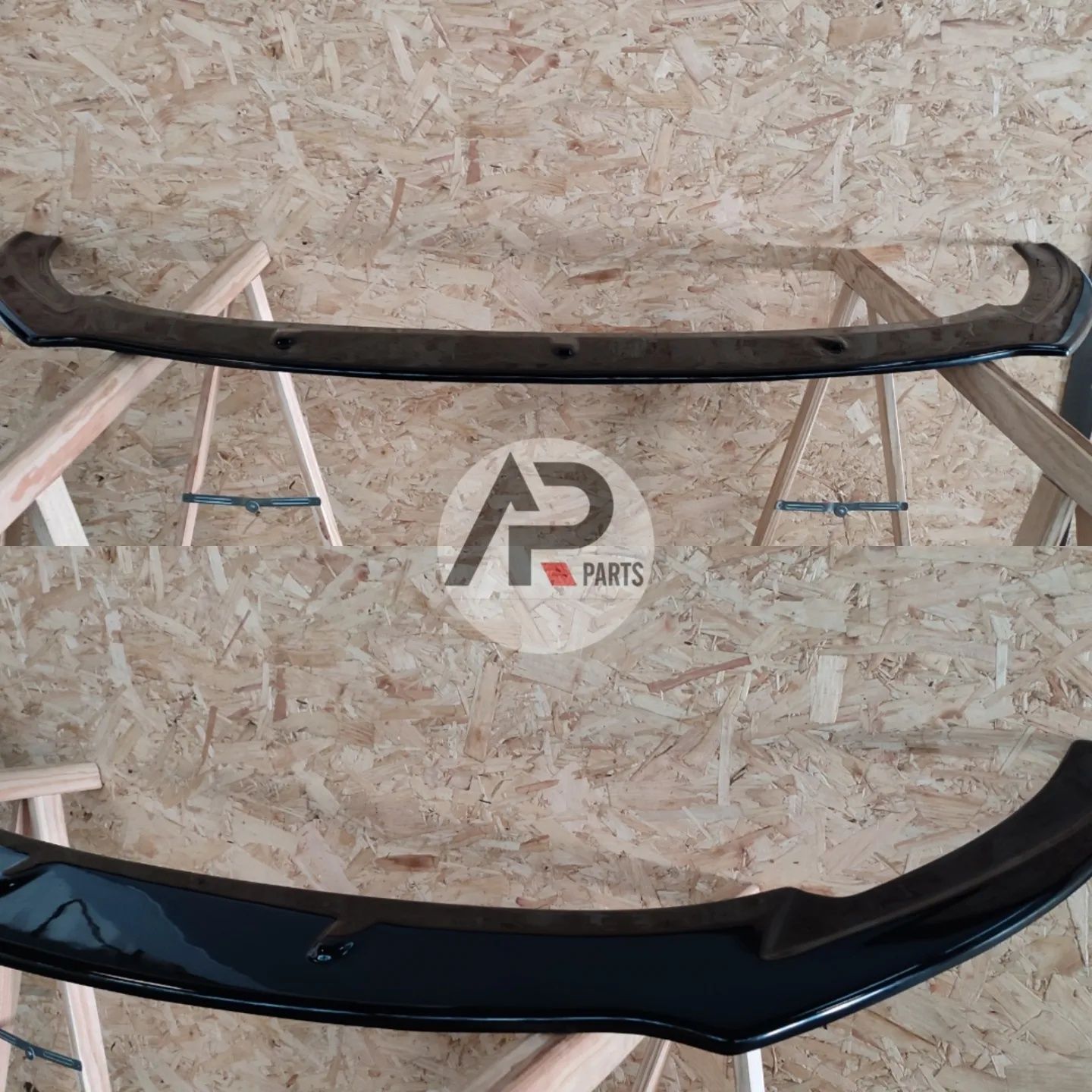 Seat Ibiza 6F 6J Kj Fr Lip Frontal Cupra Preto brilhante