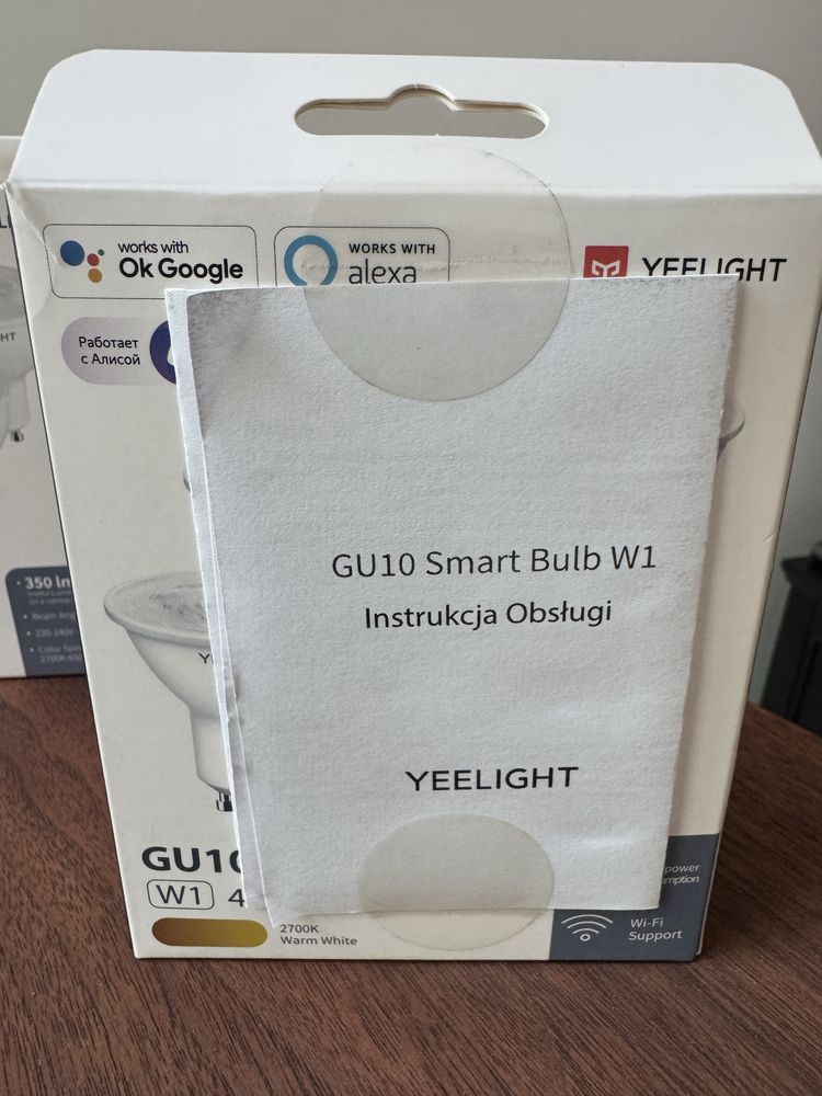 Inteligentna żarówka LED YEELIGHT YLDP004 4.8W GU10 Wi-Fi (4 szt.)