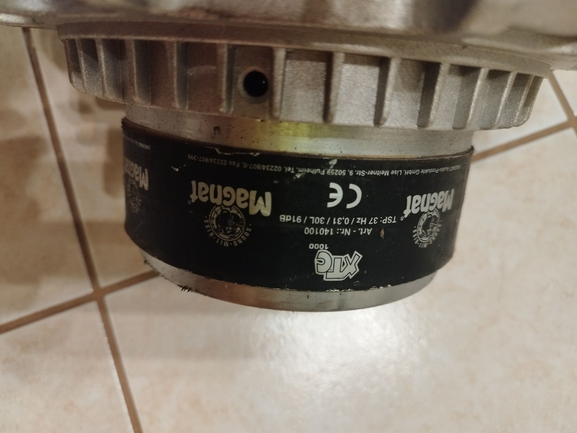 Głośnik niskotonowy subwoofer Magnat XTC 1000