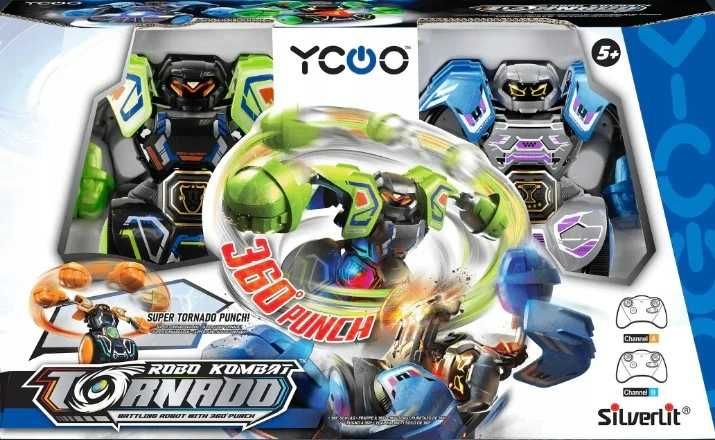 WALCZĄCE ROBOTY Silverlit Robo Kombat Spin Battle 2 Pack