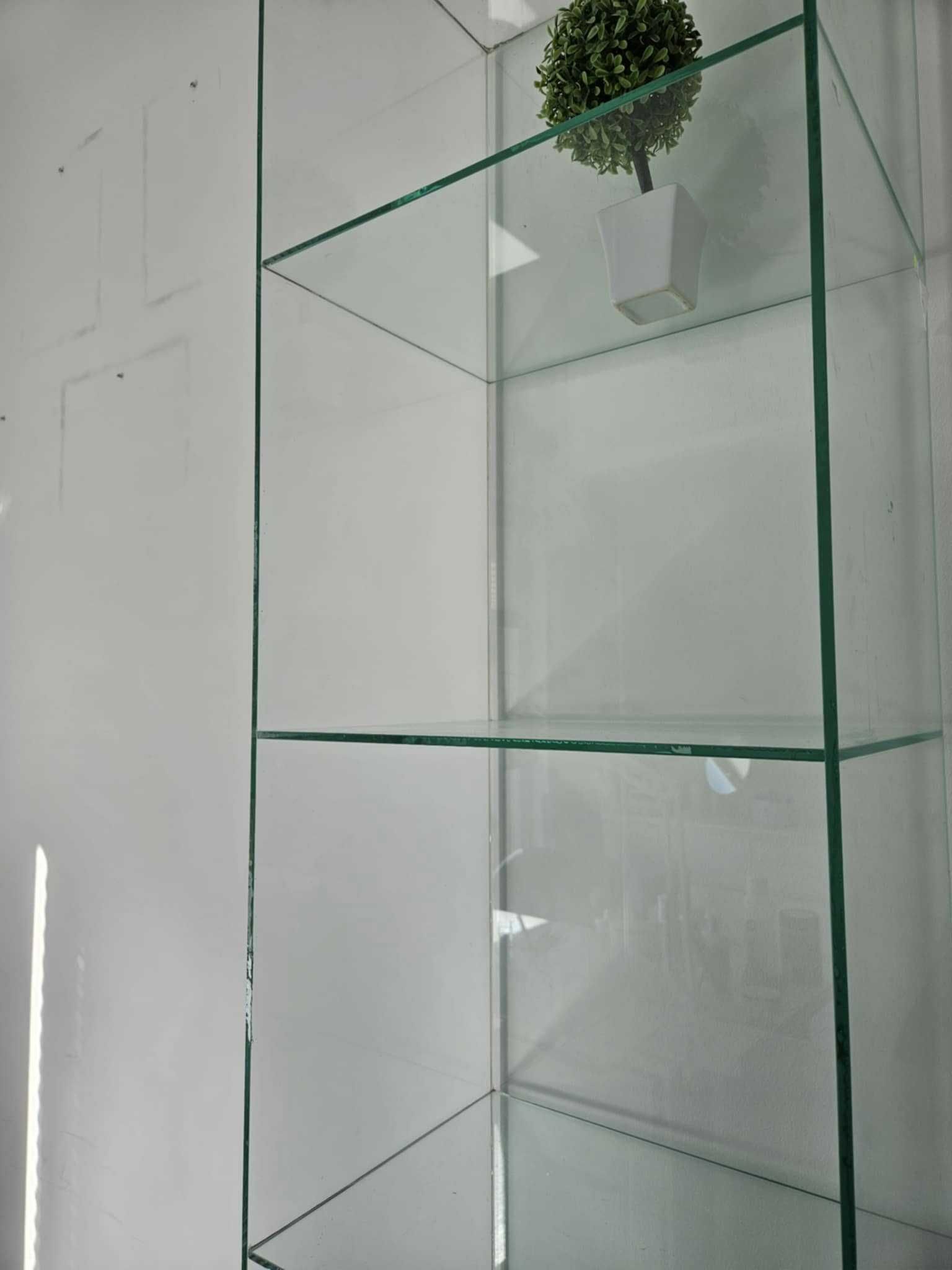 2 Szklane witryny 200 x 40 x 30
