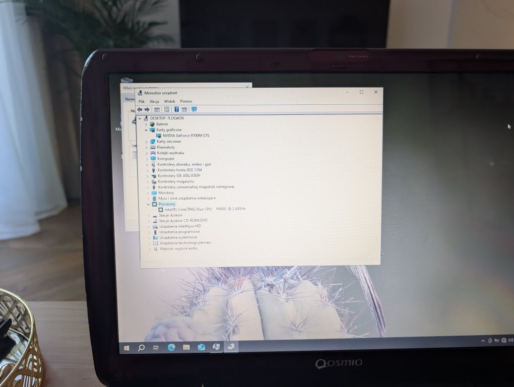 Laptop klasyk z duszą Toshiba Qosmio X305 gamingowa potęga swojej ery