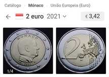 Moeda 2€, Mónaco 2021