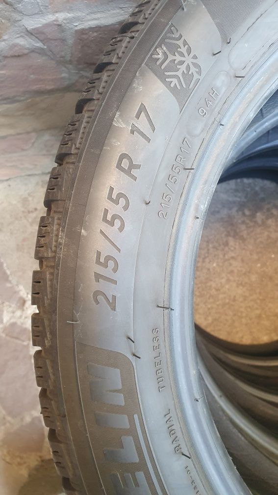 Комплект коліс Michelin Alpin 6 215/55/17 ЗИМА 2021 р. Протектор 8 мм.