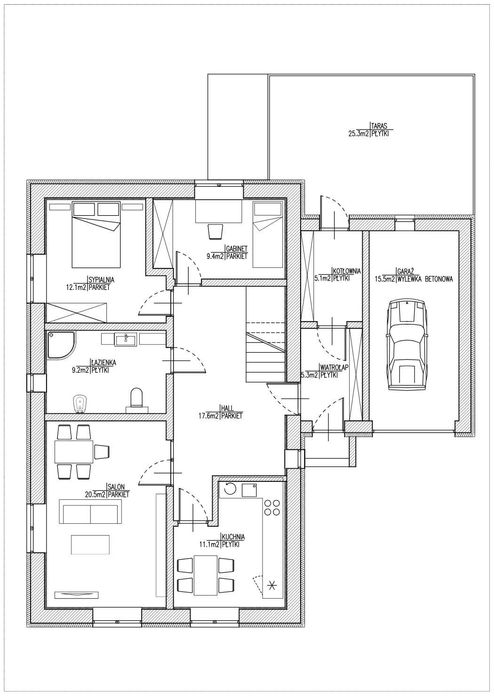 • Dom 225 m² • Nisko • 16 AR • Gotowe do zamieszkania