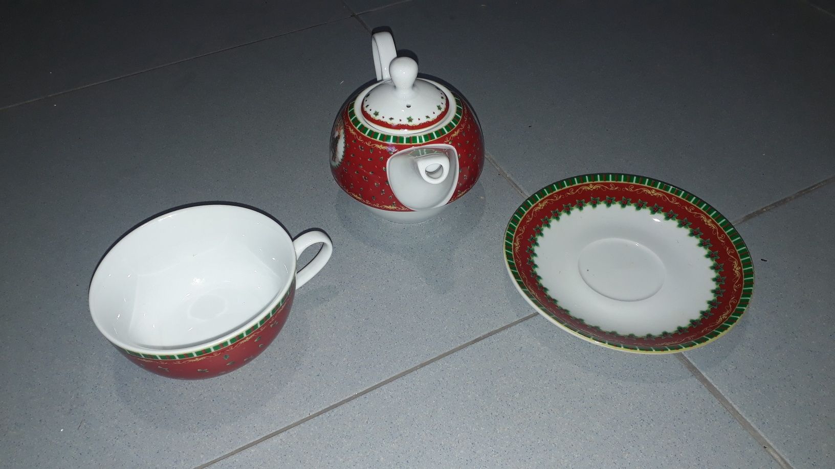 Conjunto chá de porcelana