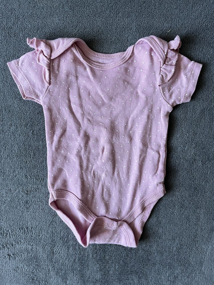 Różowe body niemowlęce Rossmann r.62-68