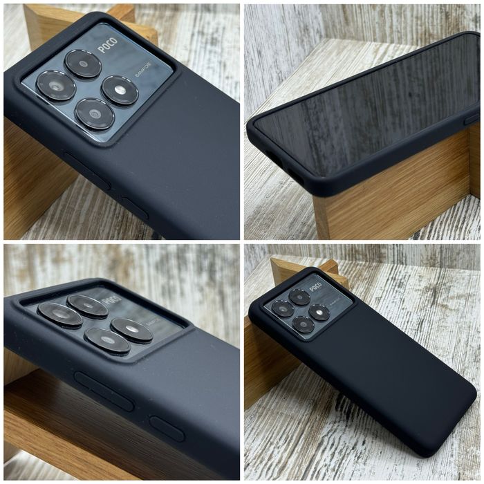 Не пачкаются‼️ Чехол Silicone Case на Xiaomi Poco X6 Pro Чохол