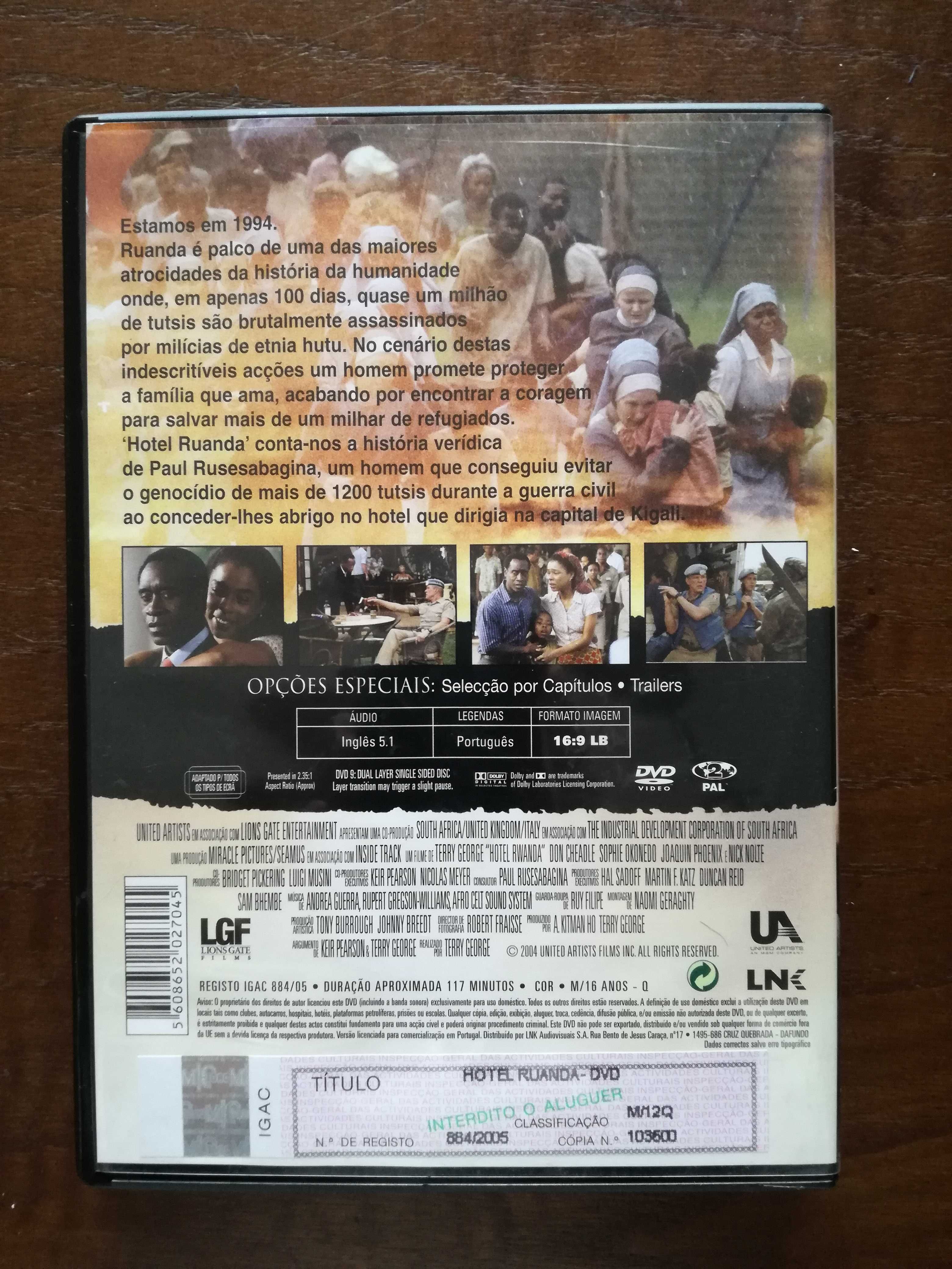 DVD "Hotel Ruanda"