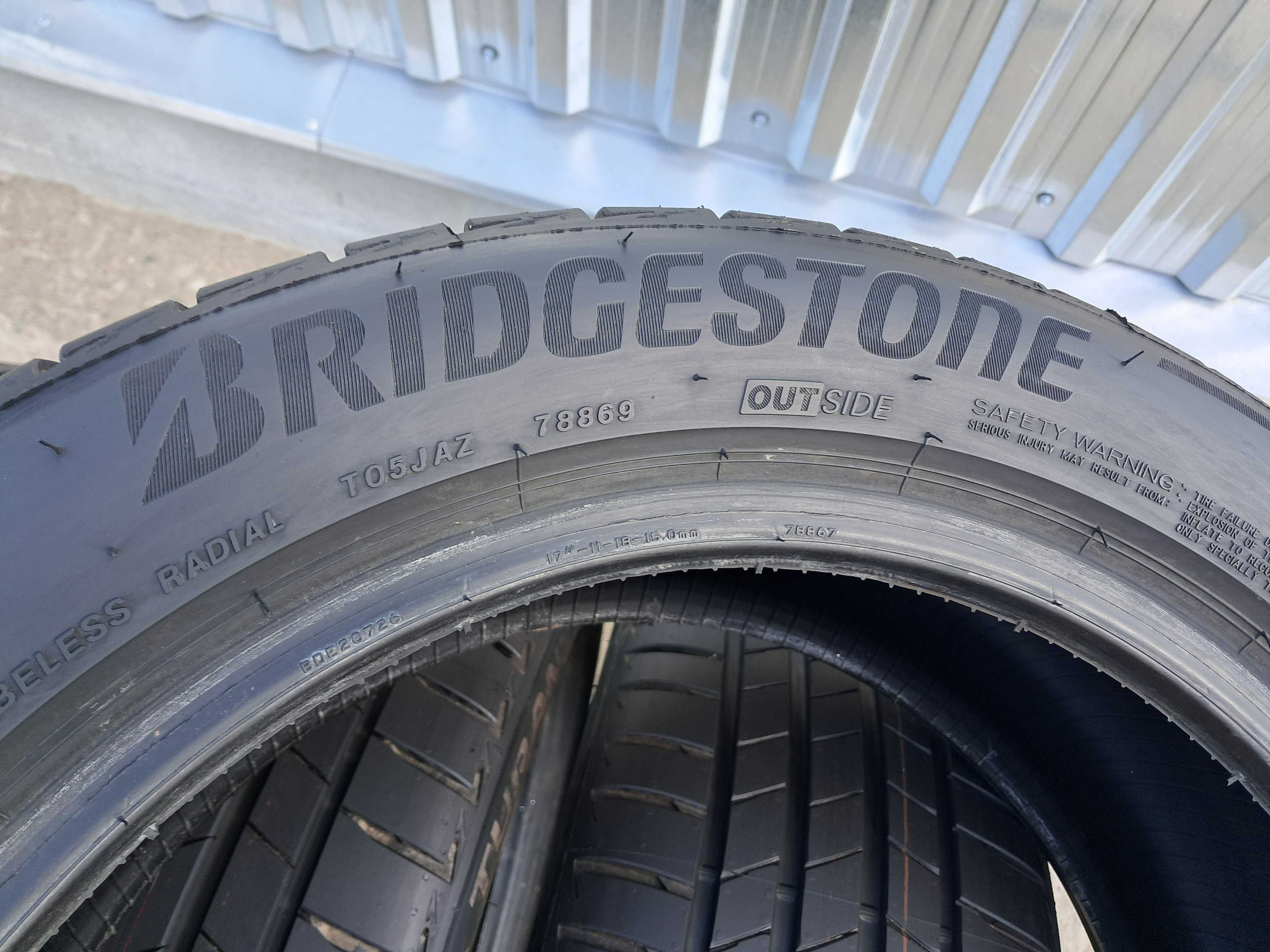 Резина літня, нова, Bridgestone Turanza T005 215\50 R17 (арт.10540)