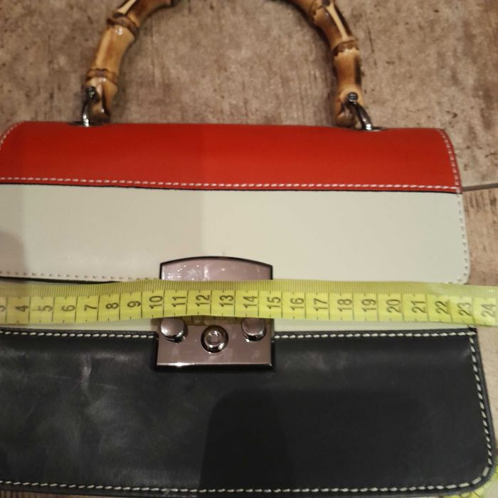 Сумка Genuine Leather жіноча форматна крос боді з натуральної шкіри