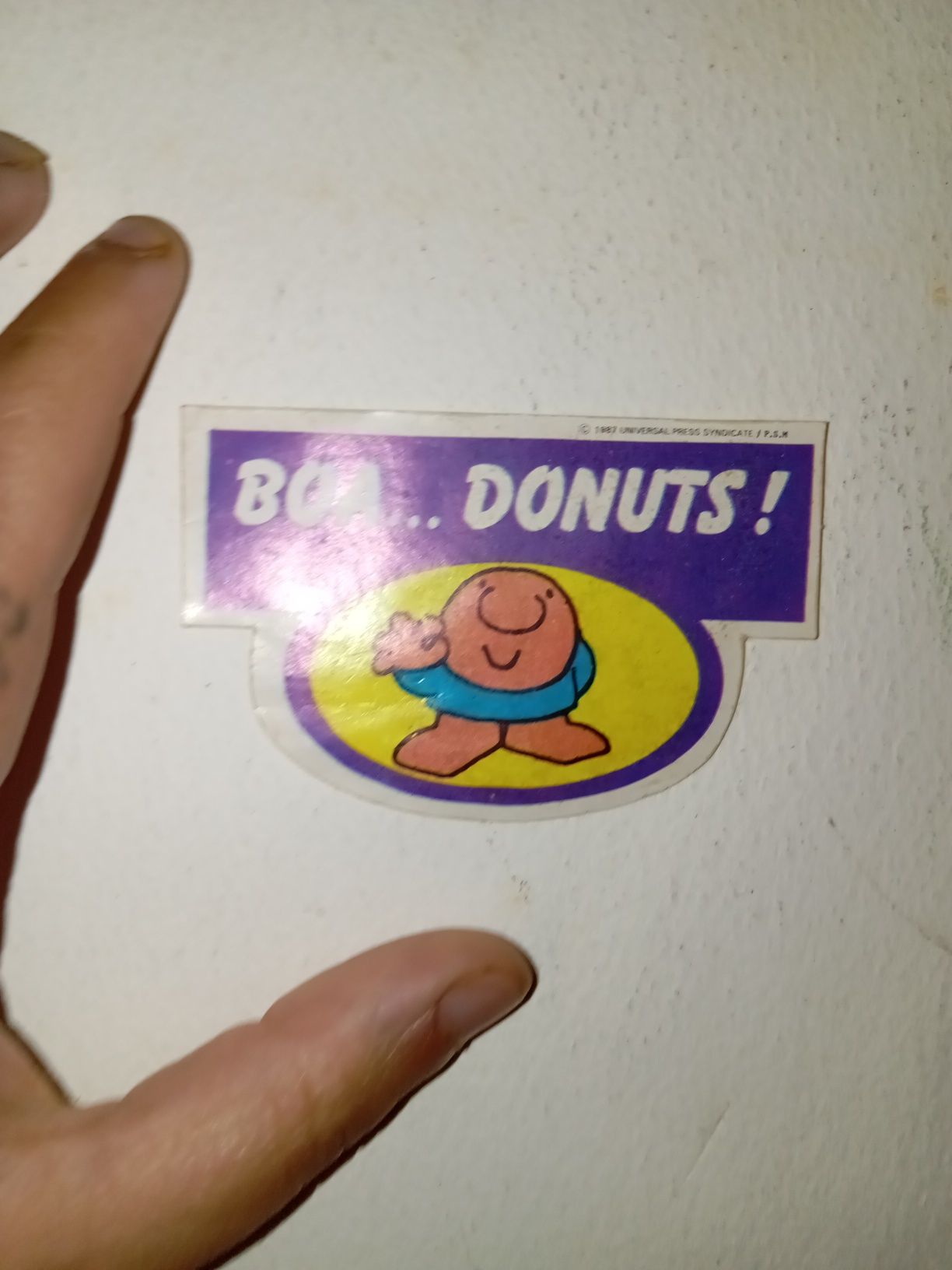 Autocolante boa donuts 1987