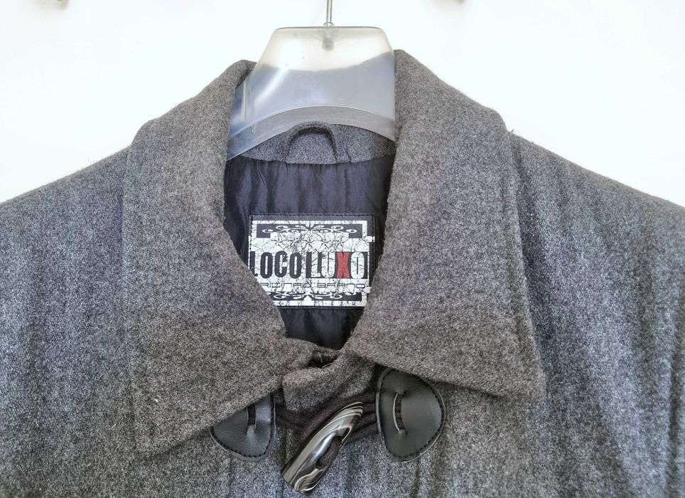 Casaco cinzento Loco Luxo, tamanho L