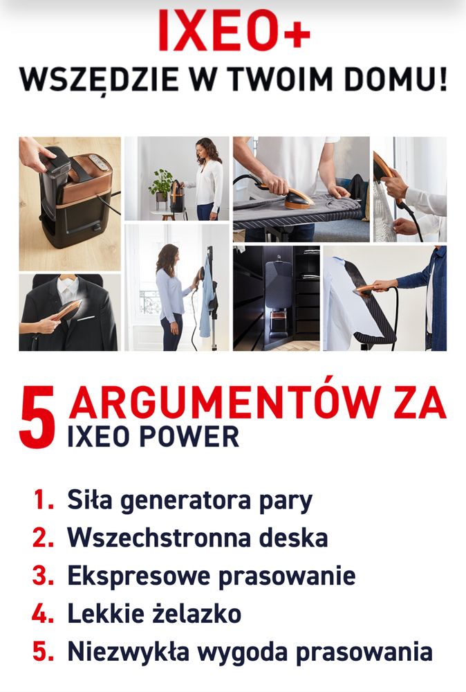 Sprzedam System do prasowania TEFAL Ixeo Power QT2020