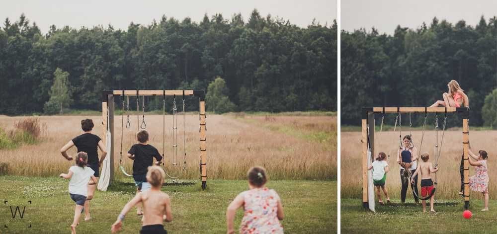 Pergola W KOSTCE. Hamak ogrodowy, plac zabaw, małpi gaj, huśtawka