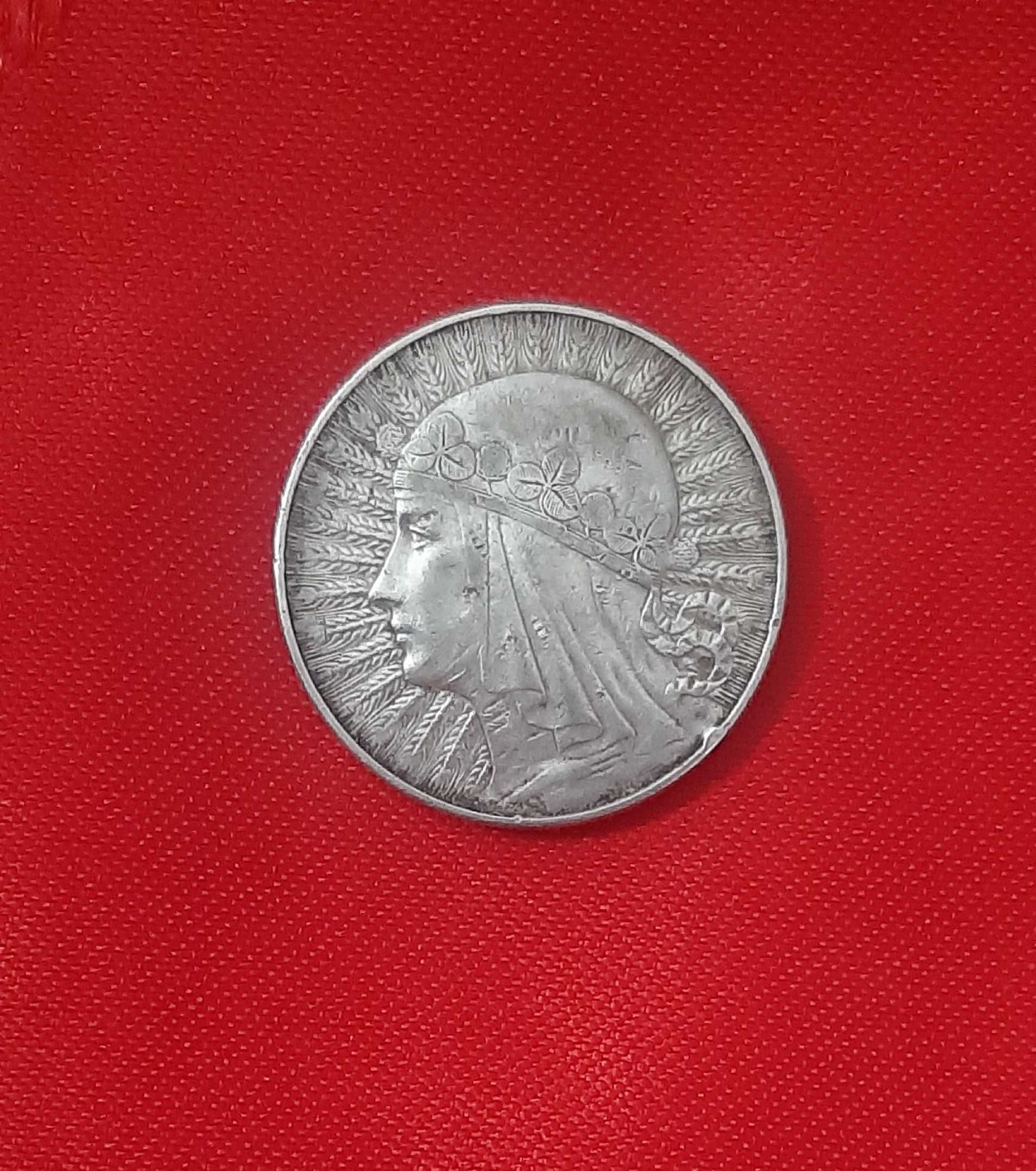 moneta 10 zł "Głowa Kobiety" 1932 rok